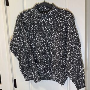 She + Sky Monochrome Textured Knit
